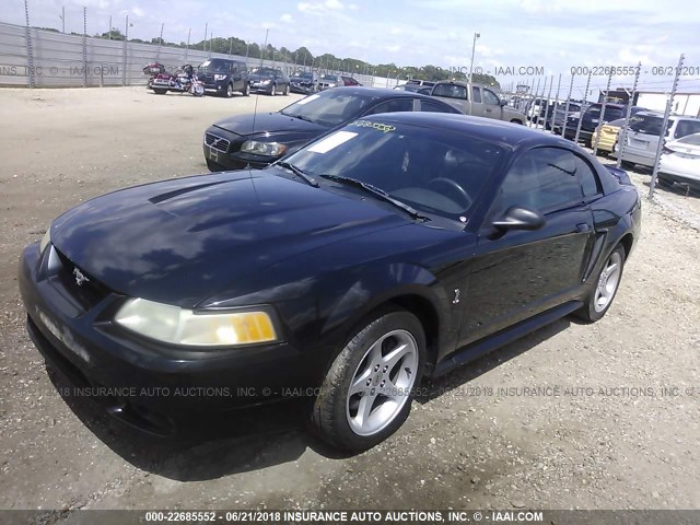 1FAFP47V0XF164117 - 1999 FORD MUSTANG COBRA SVT BLACK photo 2