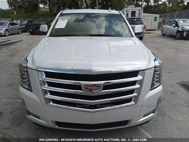 1GYS3HKJ3HR255859 - 2017 CADILLAC ESCALADE ESV LUXURY WHITE photo 6