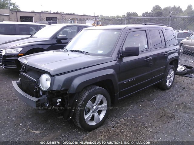 1C4NJPFAXGD811741 - 2016 JEEP PATRIOT LATITUDE GRAY photo 2