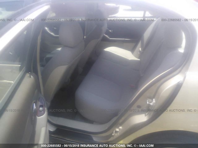 1G1ZS58F68F126453 - 2008 CHEVROLET MALIBU LS 米色 照片 8