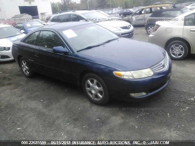 2T1CF28PX2C591715 - 2002 TOYOTA CAMRY SOLARA SE/SLE ლურჯი ფოტო 1