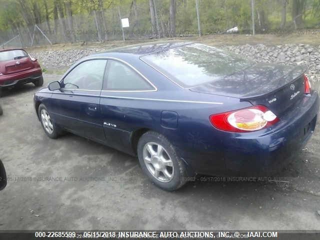 2T1CF28PX2C591715 - 2002 TOYOTA CAMRY SOLARA SE/SLE ლურჯი ფოტო 3