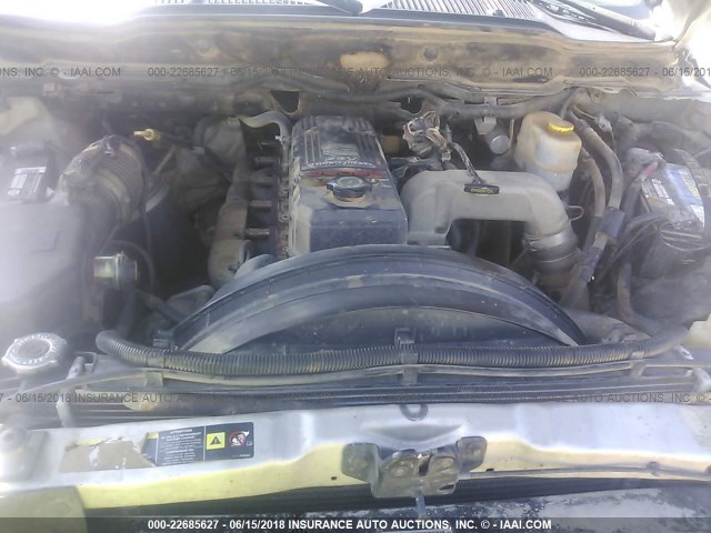 1D7KS28C36J188101 - 2006 DODGE RAM 2500 ST/SLT 银色 照片 10