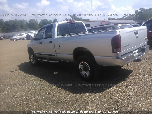 1D7KS28C36J188101 - 2006 DODGE RAM 2500 ST/SLT SILVER photo 3