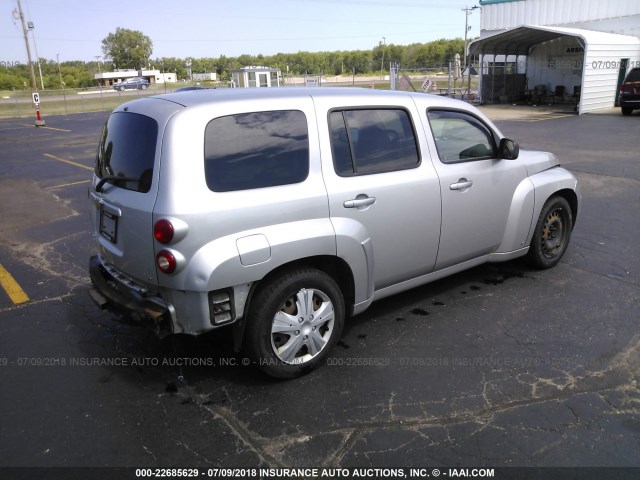 3GNDA13DX6S628207 - 2006 CHEVROLET HHR LS SILVER photo 4