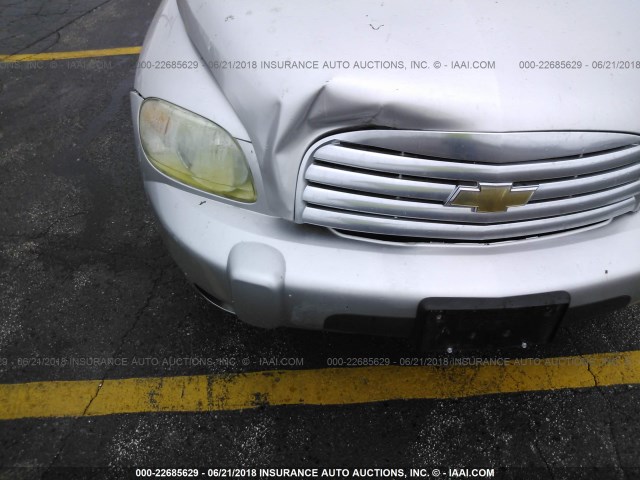 3GNDA13DX6S628207 - 2006 CHEVROLET HHR LS SILVER photo 6