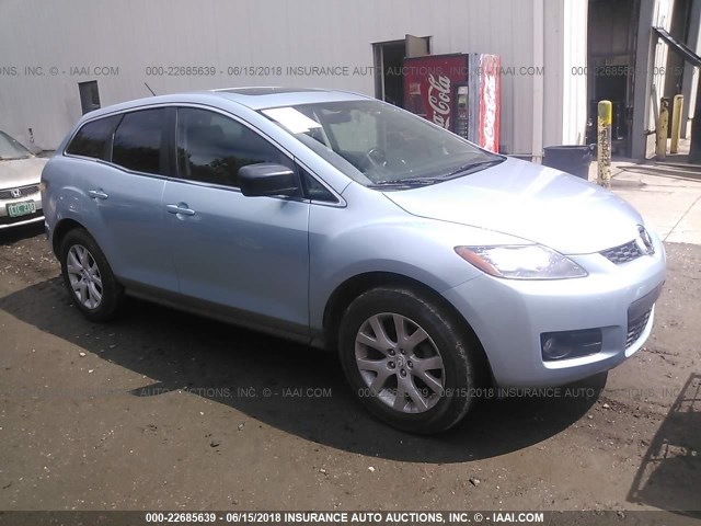 JM3ER293X70130082 - 2007 MAZDA CX-7 BLUE photo 1