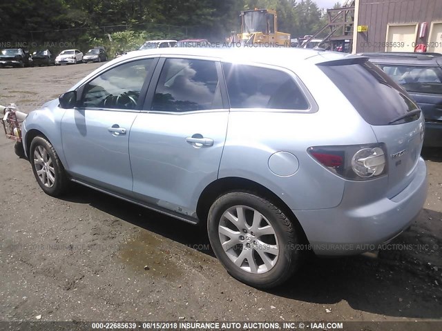 JM3ER293X70130082 - 2007 MAZDA CX-7 BLUE photo 3