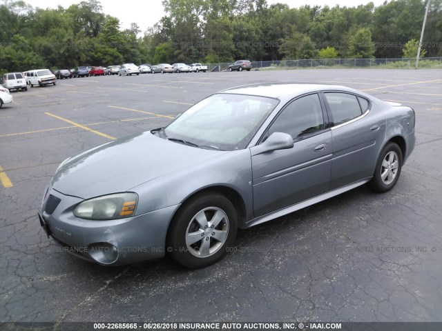 2G2WP552781118774 - 2008 PONTIAC GRAND PRIX GRAY photo 2