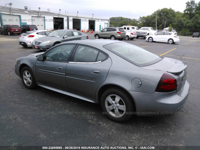 2G2WP552781118774 - 2008 PONTIAC GRAND PRIX GRAY photo 3