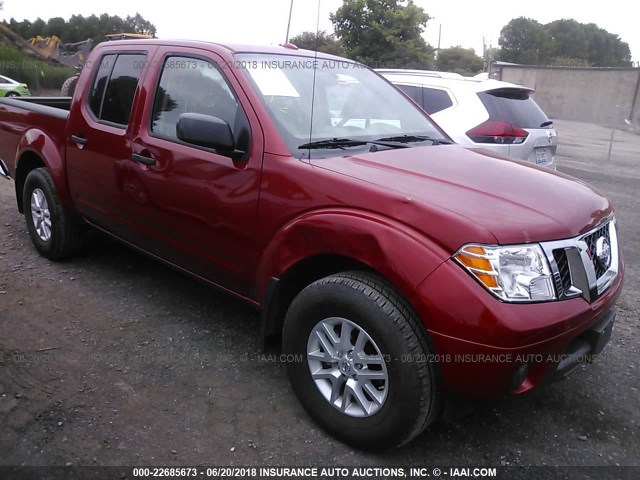 1N6AD0EV2JN744536 - 2018 NISSAN FRONTIER S/SV/SL/PRO-4X RED photo 1