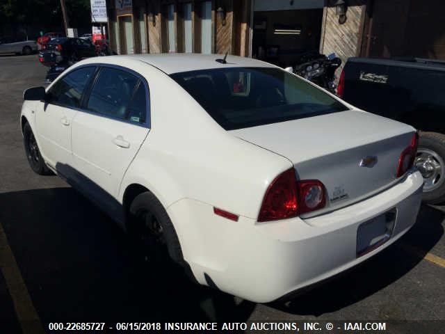 1G1ZH57B484267398 - 2008 CHEVROLET MALIBU 1LT WHITE photo 3