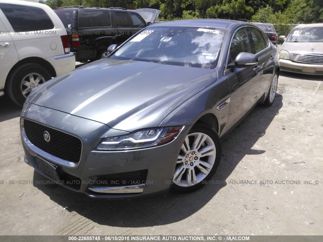 SAJBD4BV4GCY20637 - 2016 JAGUAR XF PREMIUM GRAY photo 2