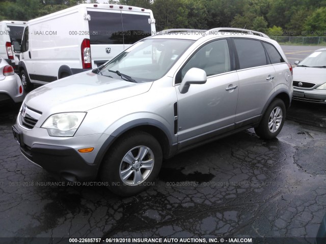 3GSCL33PX8S510721 - 2008 SATURN VUE XE SILVER photo 2