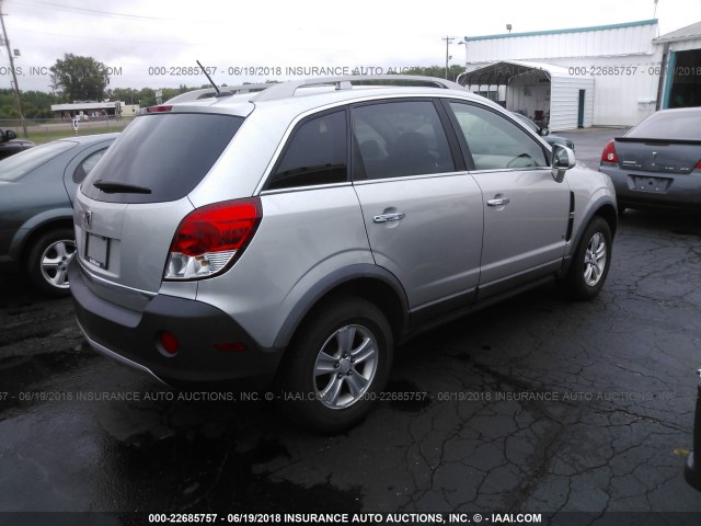 3GSCL33PX8S510721 - 2008 SATURN VUE XE SILVER photo 4