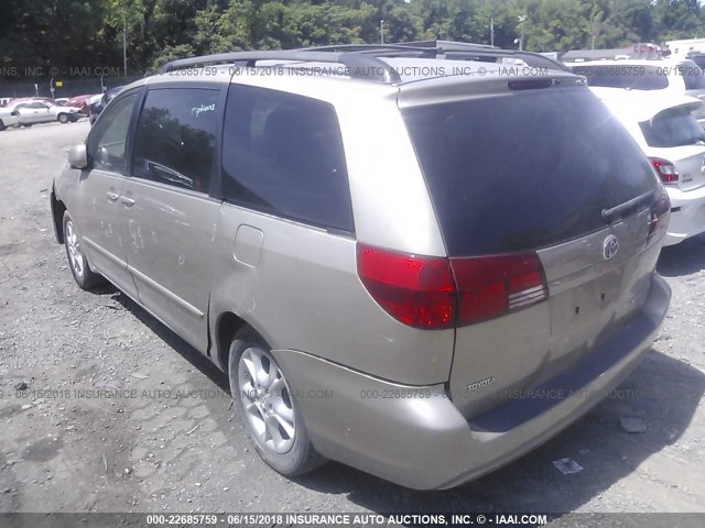 5TDZA22C14S165338 - 2004 TOYOTA SIENNA XLE/XLE LIMITED GOLD photo 3