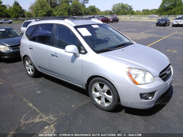 KNAFG526777097829 - 2007 KIA RONDO LX/EX SILVER photo 1