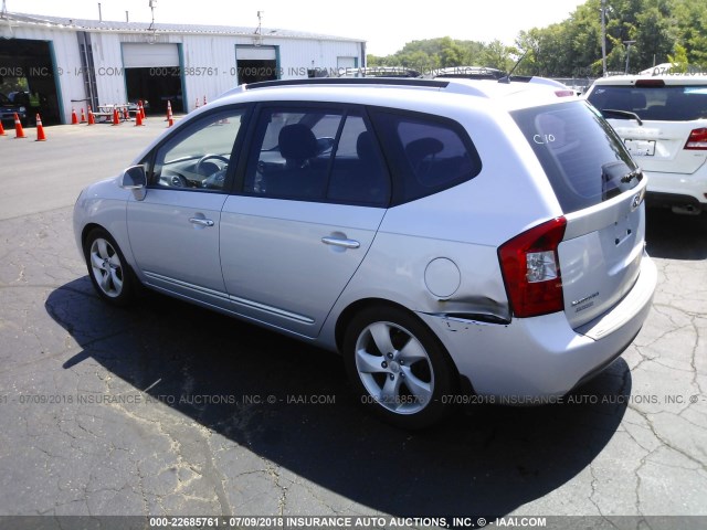 KNAFG526777097829 - 2007 KIA RONDO LX/EX SILVER photo 3