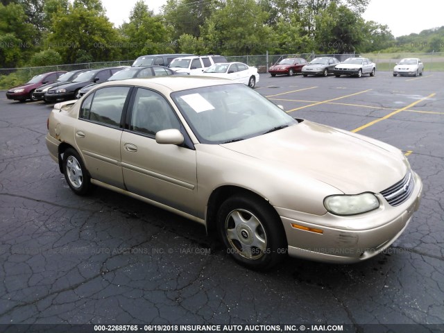 1G1NE52J316182536 - 2001 CHEVROLET MALIBU ოქროსფერი ფოტო 1