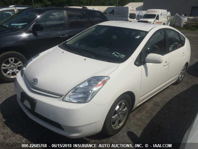 JTDKB20U453069197 - 2005 TOYOTA PRIUS WHITE photo 2