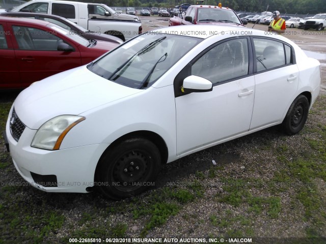 3N1AB61E47L672574 - 2007 NISSAN SENTRA 2.0/2.0S/2.0SL WHITE photo 2