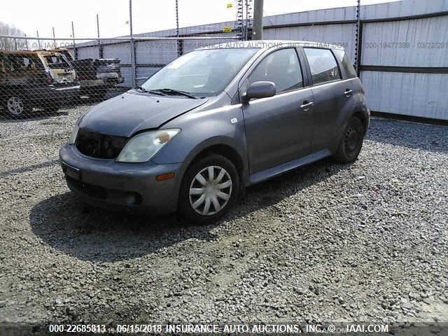 JTKKT624240043966 - 2004 TOYOTA SCION XA ნაცრისფერი ფოტო 2