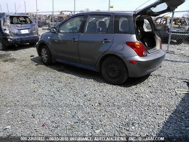 JTKKT624240043966 - 2004 TOYOTA SCION XA GRAY photo 3