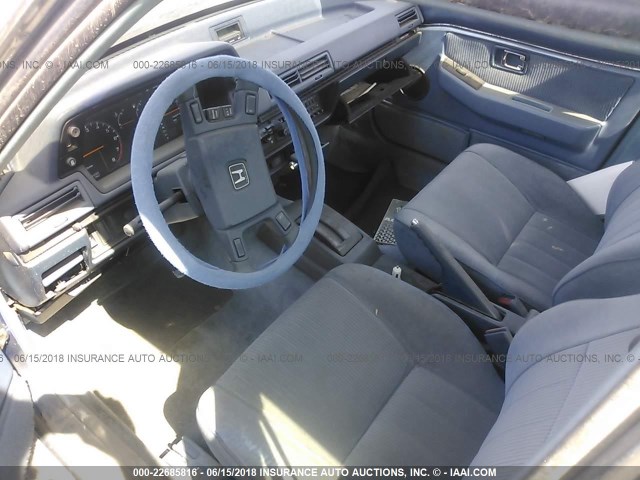 1HGAD7431FA044972 - 1985 HONDA ACCORD 1800 LX BLUE photo 5