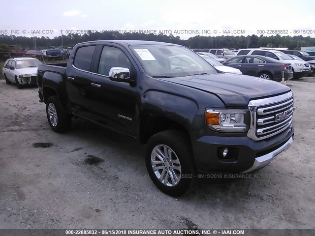 1GTG6DE32G1193067 - 2016 GMC CANYON SLT GRAY photo 1