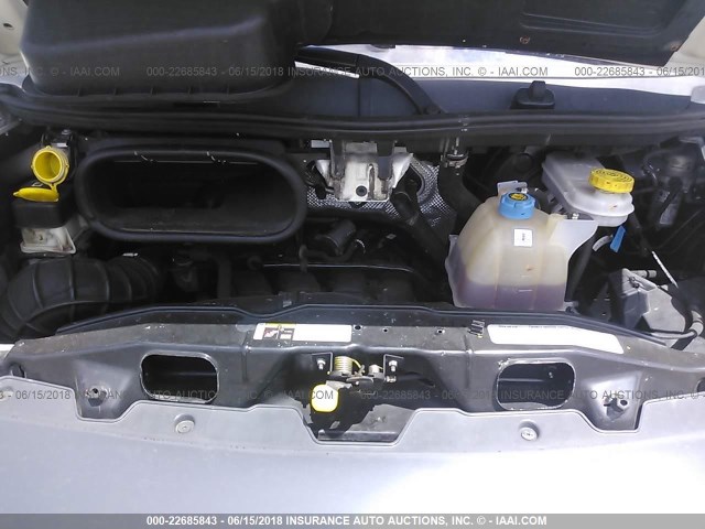 3C6TRVNG3GE108644 - 2016 RAM PROMASTER 1500 1500 STANDARD WHITE photo 10