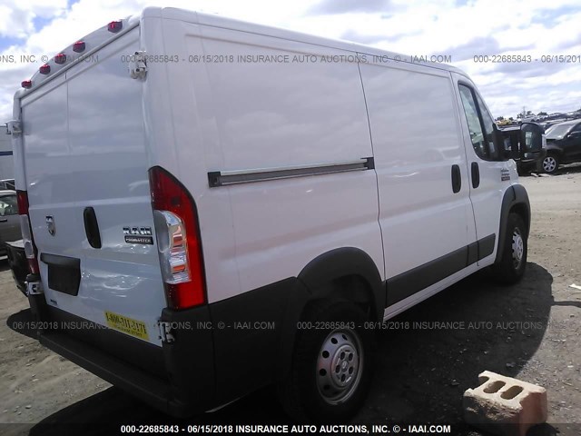 3C6TRVNG3GE108644 - 2016 RAM PROMASTER 1500 1500 STANDARD WHITE photo 4