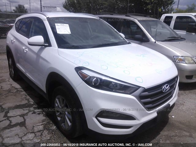 KM8J33A48JU670383 - 2018 HYUNDAI TUCSON LIMITED/SPORT AND ECO/SE WHITE photo 1