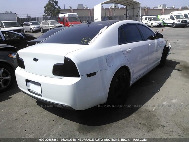 1G1ZG57B79F134028 - 2009 CHEVROLET MALIBU LS 白色 照片 4