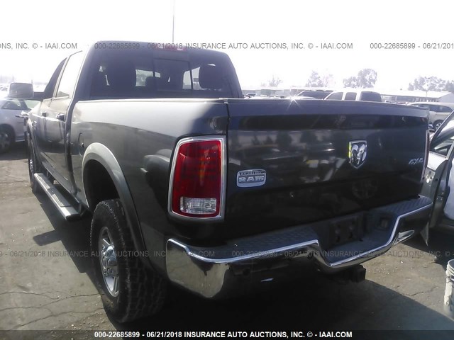 3C6UR5GL3DG565422 - 2013 RAM 2500 LONGHORN GRAY photo 3