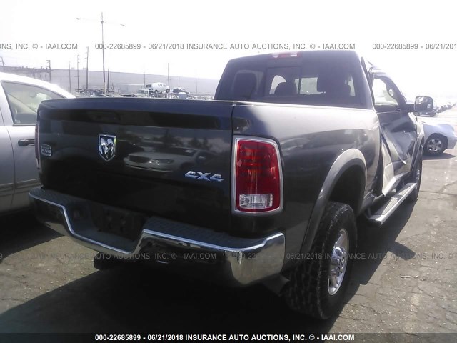 3C6UR5GL3DG565422 - 2013 RAM 2500 LONGHORN GRAY photo 4