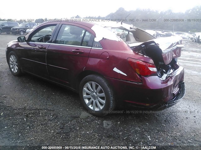 1C3CCBBB9DN557873 - 2013 CHRYSLER 200 TOURING RED photo 3