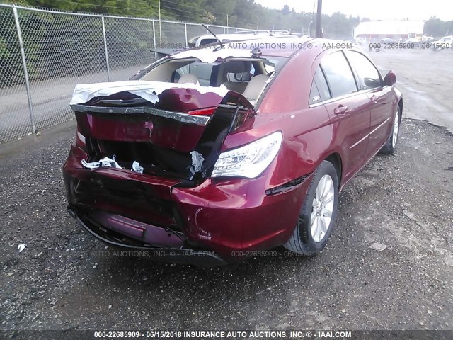 1C3CCBBB9DN557873 - 2013 CHRYSLER 200 TOURING RED photo 6