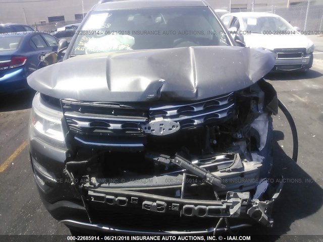 1FM5K7F81GGC09346 - 2016 FORD EXPLORER LIMITED 灰色 照片 6