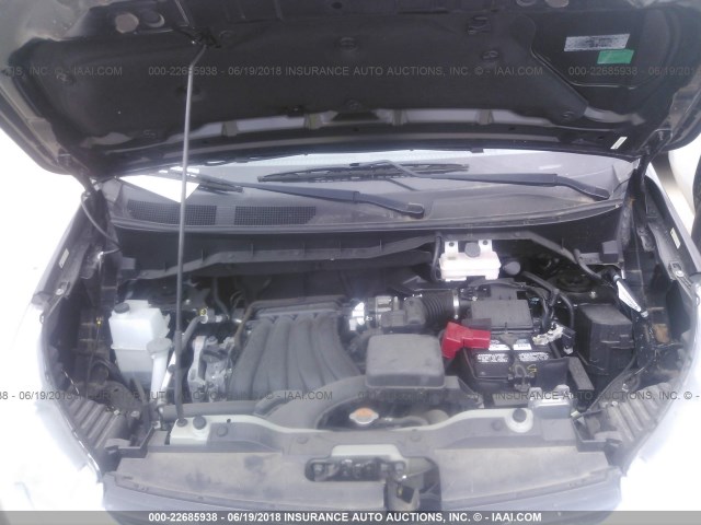 3N63M0YN8FK694887 - 2015 CHEVROLET CITY EXPRESS LS BLACK photo 10