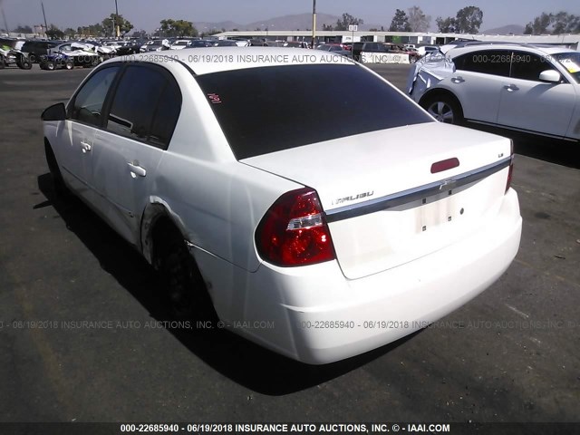1G1ZS58F37F165791 - 2007 CHEVROLET MALIBU LS Ağ foto 3