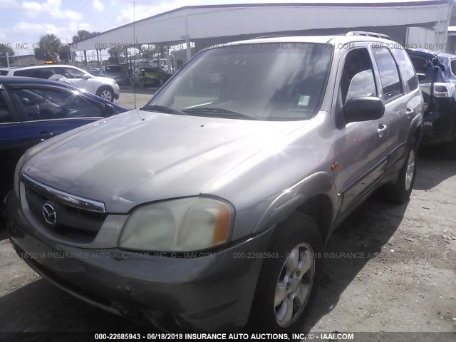 4F2YU09181KM48592 - 2001 MAZDA TRIBUTE LX/ES 金色 照片 2