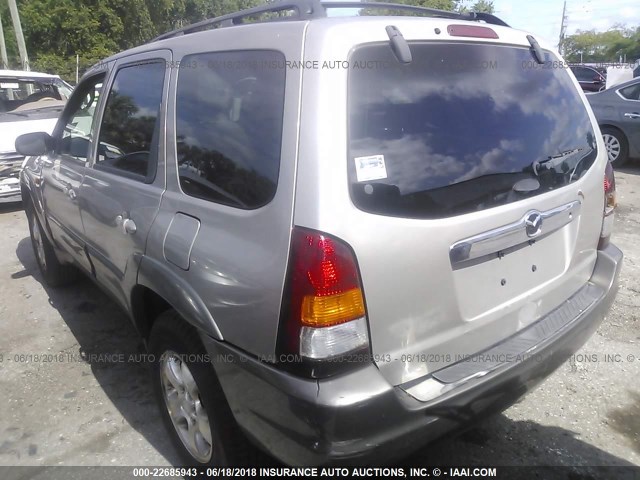 4F2YU09181KM48592 - 2001 MAZDA TRIBUTE LX/ES 金色 照片 3