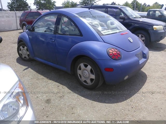 3VWBB61C8WM005495 - 1998 VOLKSWAGEN NEW BEETLE 蓝色 照片 3