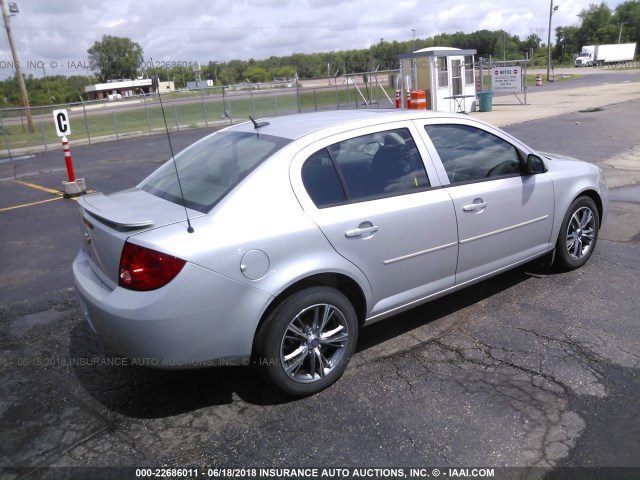 1G1AF5F55A7217368 - 2010 CHEVROLET COBALT 2LT SILVER photo 4