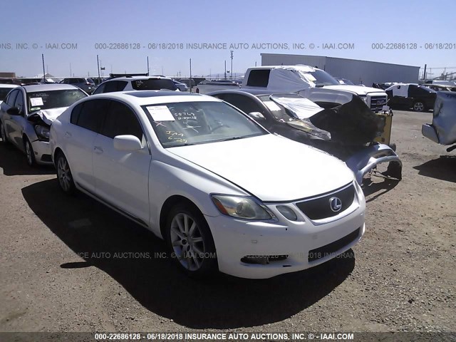 JTHBH96S965009174 - 2006 LEXUS GS GENERATION 200 300 WHITE photo 1