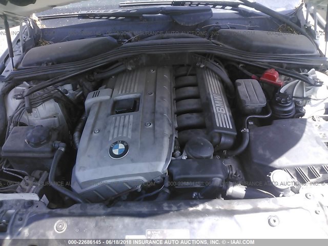 WBANF33546CS37110 - 2006 BMW 525 XI Күміс фото 10
