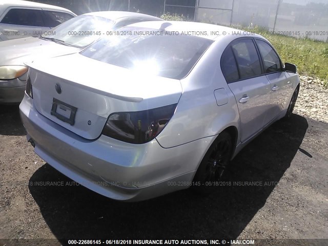 WBANF33546CS37110 - 2006 BMW 525 XI Күміс фото 4