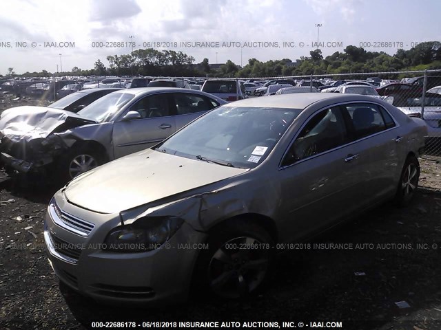 1G1ZC5E00CF210774 - 2012 CHEVROLET MALIBU 1LT 棕色 照片 2