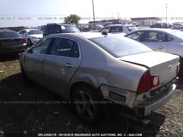 1G1ZC5E00CF210774 - 2012 CHEVROLET MALIBU 1LT 棕色 照片 3
