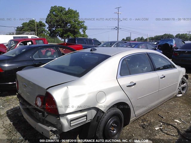 1G1ZC5E00CF210774 - 2012 CHEVROLET MALIBU 1LT 棕色 照片 4
